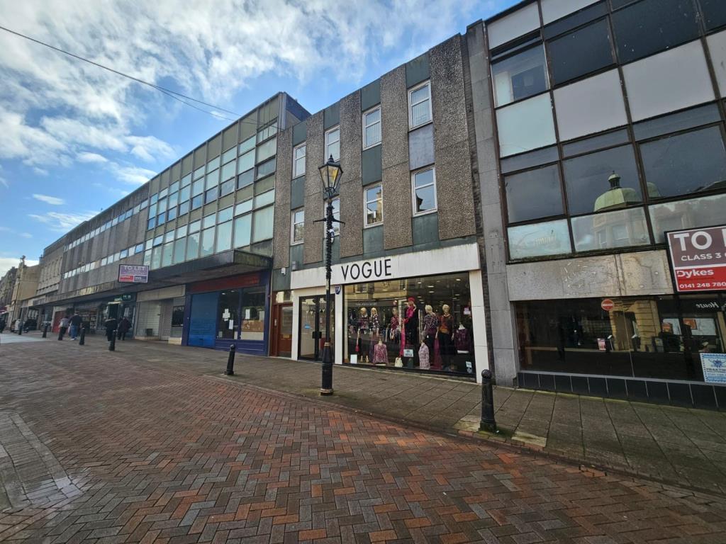 Lot: 77 - PORTFOLIO OF HIGH STREET COMMMERCIAL PREMISES (PART LET) - Example units on High Street Falkirk (excluding No 39)